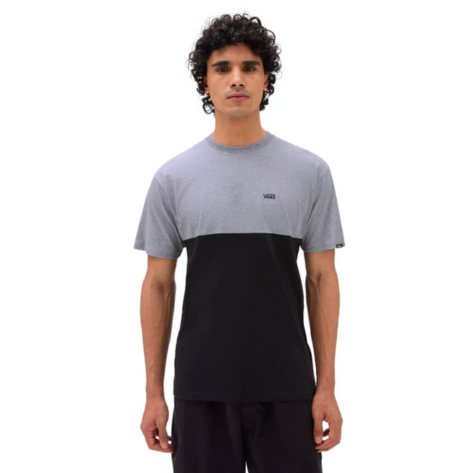 T-shirt Colorblock Athletic Heather/Black