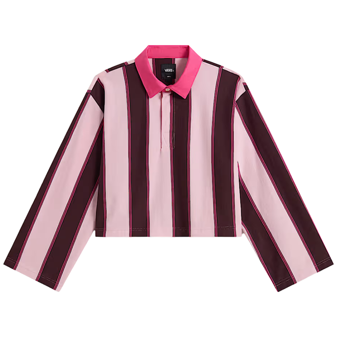 Womens Becky Rugby Sweater Coral Blush