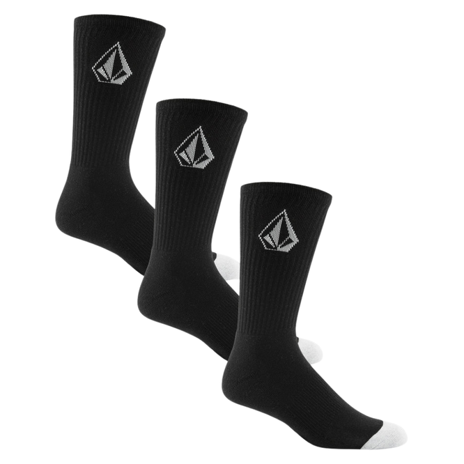 Lot de 3 chaussettes Full Stone noires