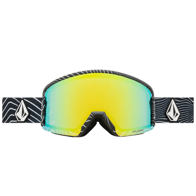 Masques de snowboard Garden 2 Op Art + Gold Chrome Lens