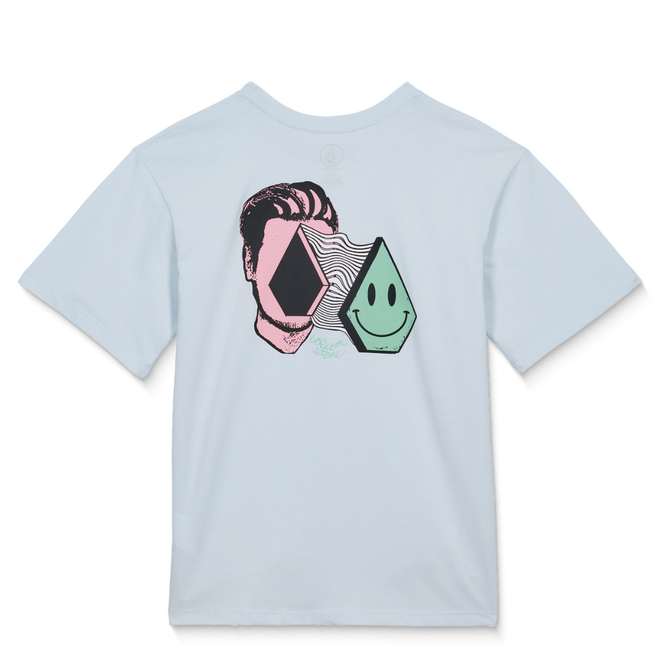 Kids Aura Basic T-Shirt Light Blue Acid