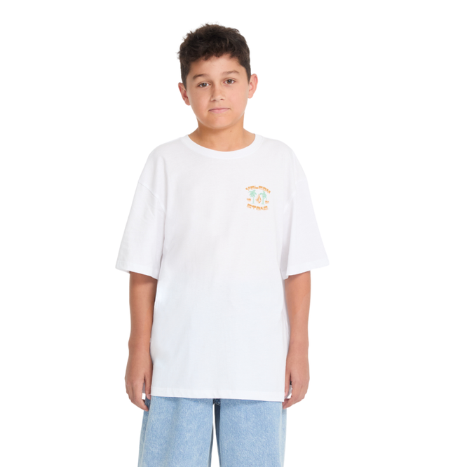 Kids Palm 91 Basic T-Shirt White