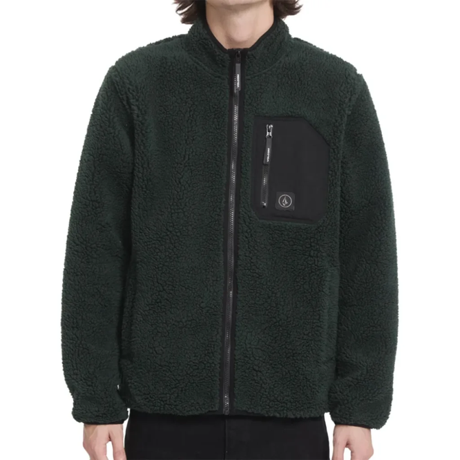 Muzzer Fuzzar Zip Fleece Scarab