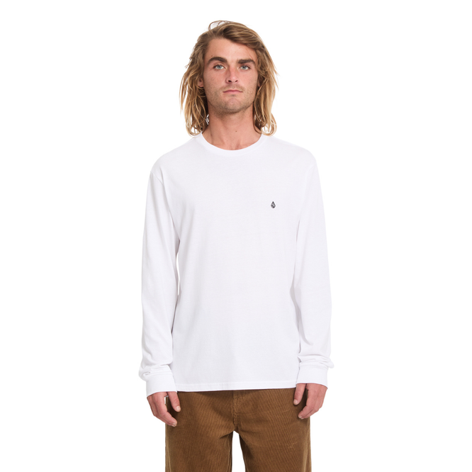 Stone Blanks Longsleeve T-Shirt White