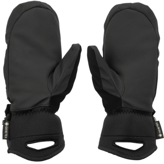 Mitaines Gore-Tex Peep pour femme Noir