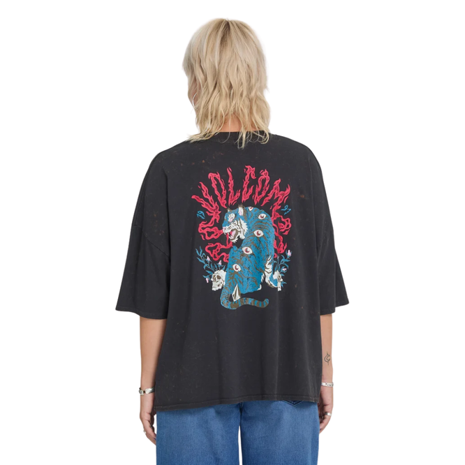 Womens Voltrip T-Shirt Vintage Black