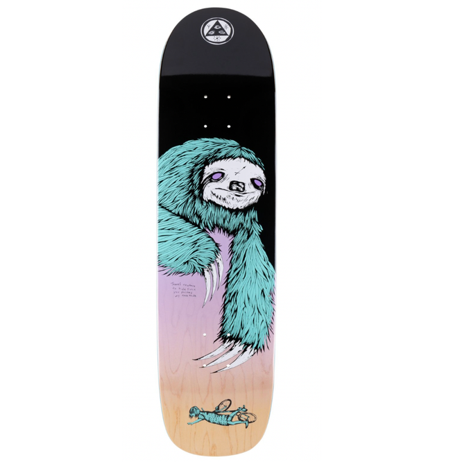 Sloth Son Of Planchette Noir/Lavande 8.375" Skateboard Deck