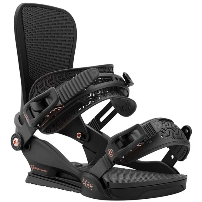 Fixations de snowboard Juliet Black 2025 pour femmes