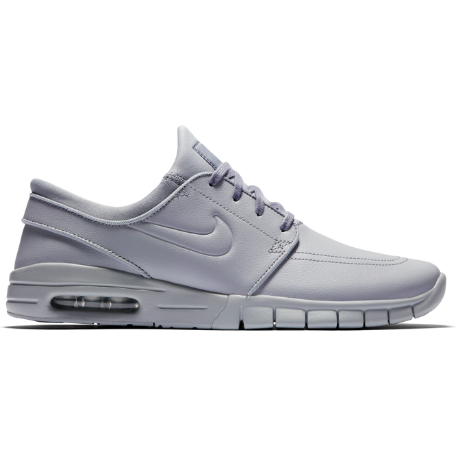 Stefan Janoski Max Cuir Gris Loup/Etain Métallique/Gris Loup