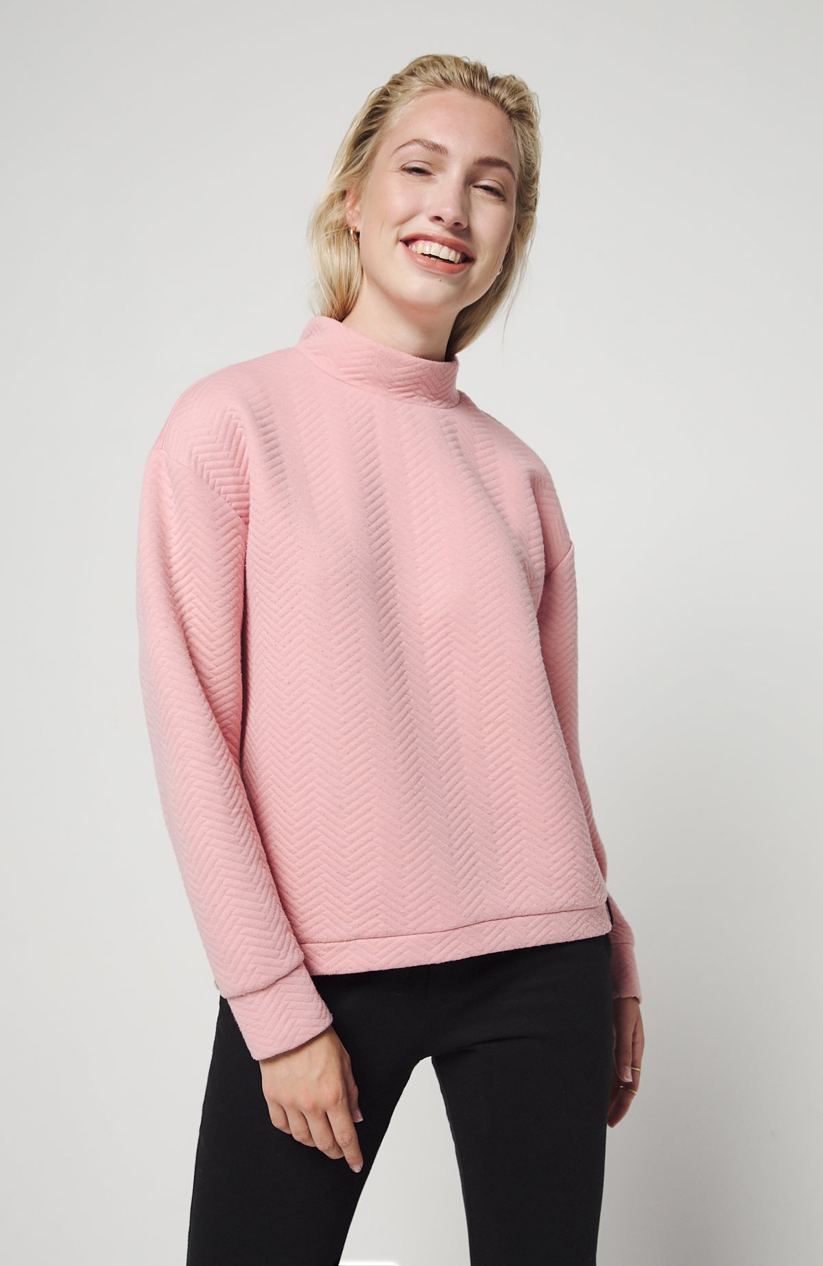 Womens Aralia Quilted Crew Hiver Moss