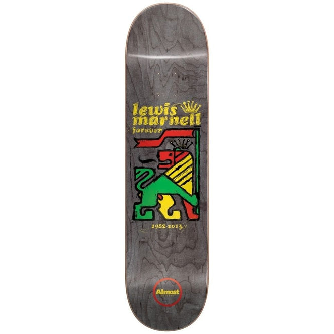 Lewis Rasta Lion R7 8.0" Skateboard Deck