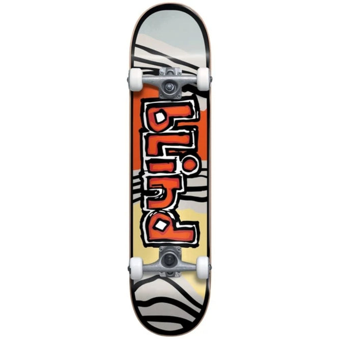 Blind OG Tiger Stripe First Push Youth Red/Orange 7.0" Skateboard complet