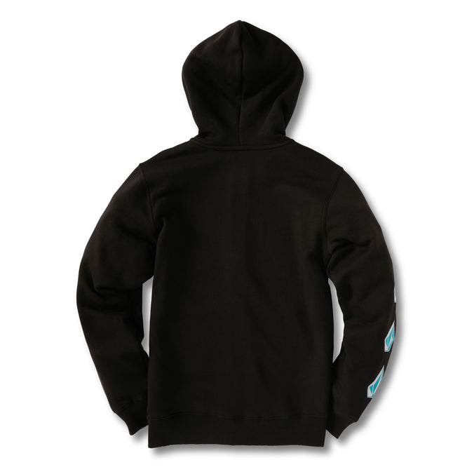 Kids Iconic Stone Zip Hoodie Noir