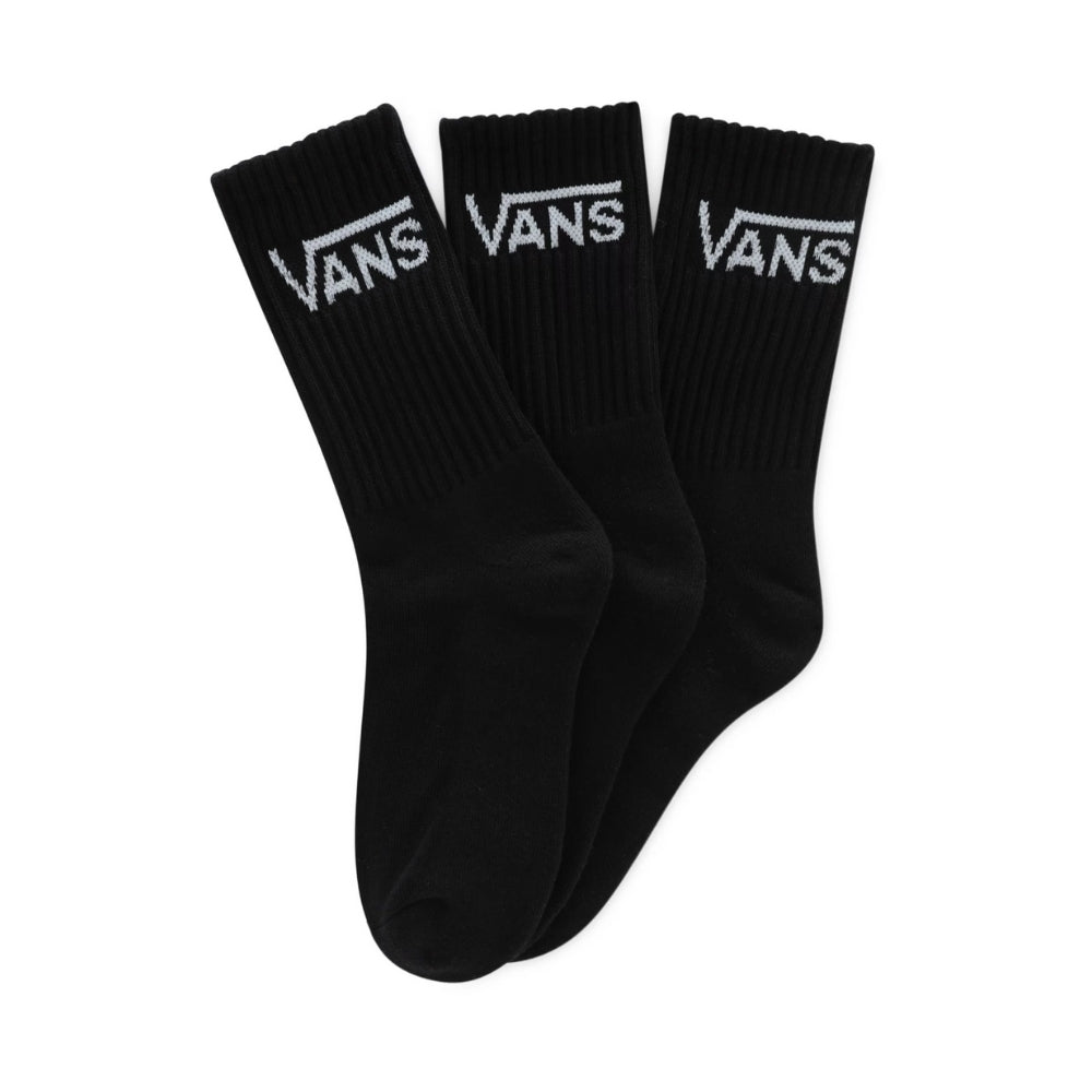 Vans Lot de chaussettes Crew Classic noires – Stoked Boardshop