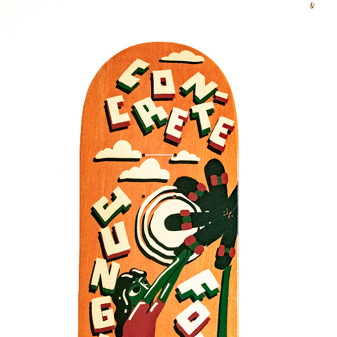 Planche de skateboard Grower's 8.3" orange