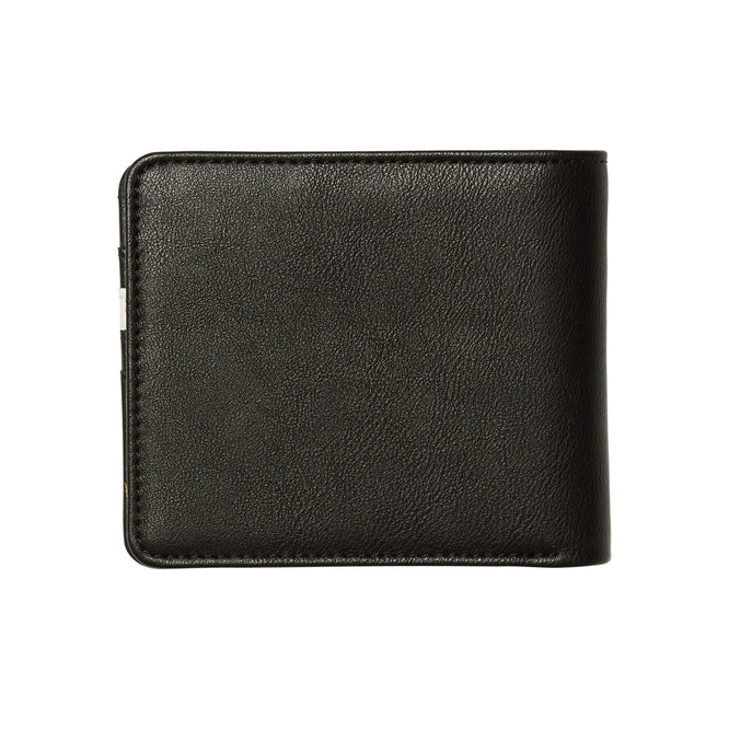 Slim Stone PU Wallet L Black