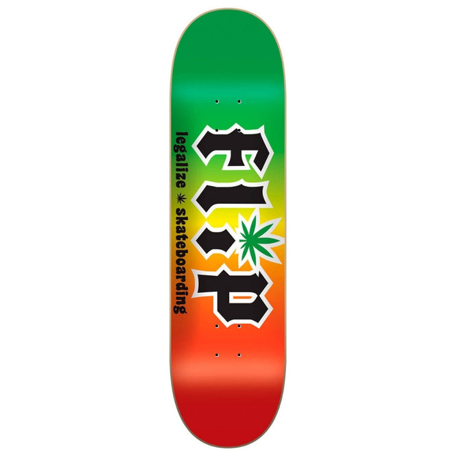 HKD Legalize Rasta 8.25" Skateboard Deck