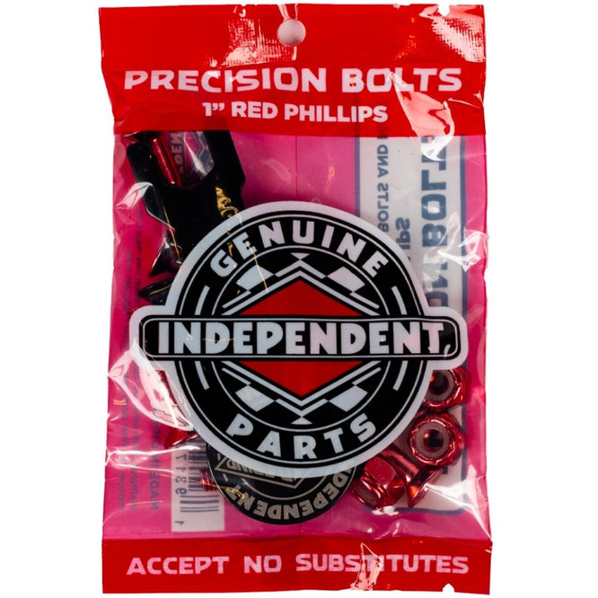 Ensemble de quincaillerie Phillips 1" rouge/noir avec outil