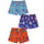 Boxershorts Donuts 3pack Marine/ Bleu/ Orange