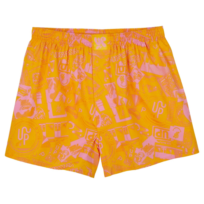 UP Sticker Clash Boxer Shorts Orange