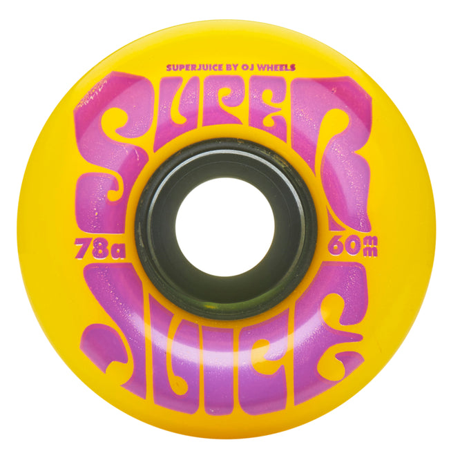 Roues de Skateboard Super Juice 78a Yellow 60mm