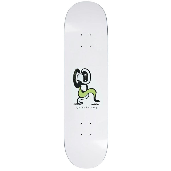 Hjalte Halberg Lurking White 7.875" Skateboard Deck