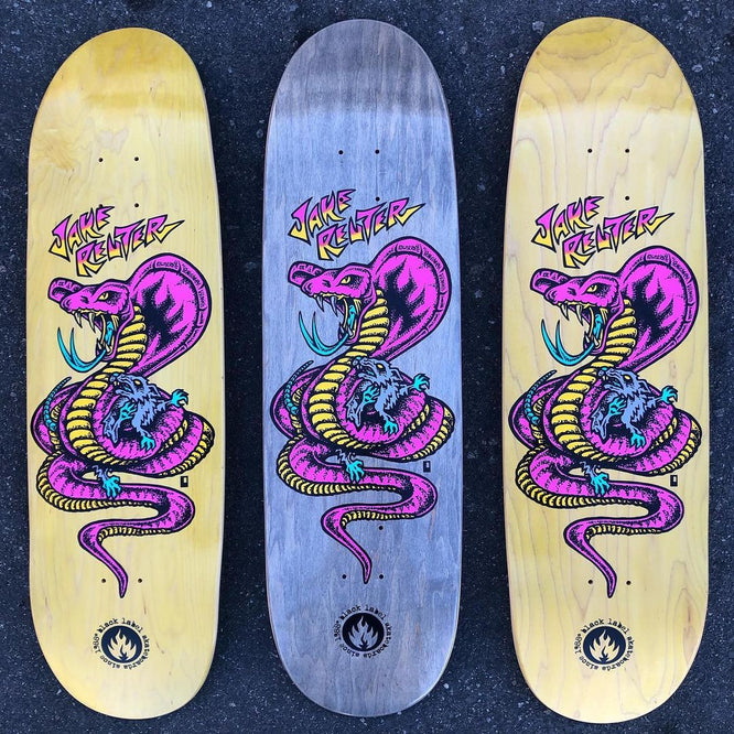 Planche de skateboard 9.0" Snake And Rat Egg Yellow Stain