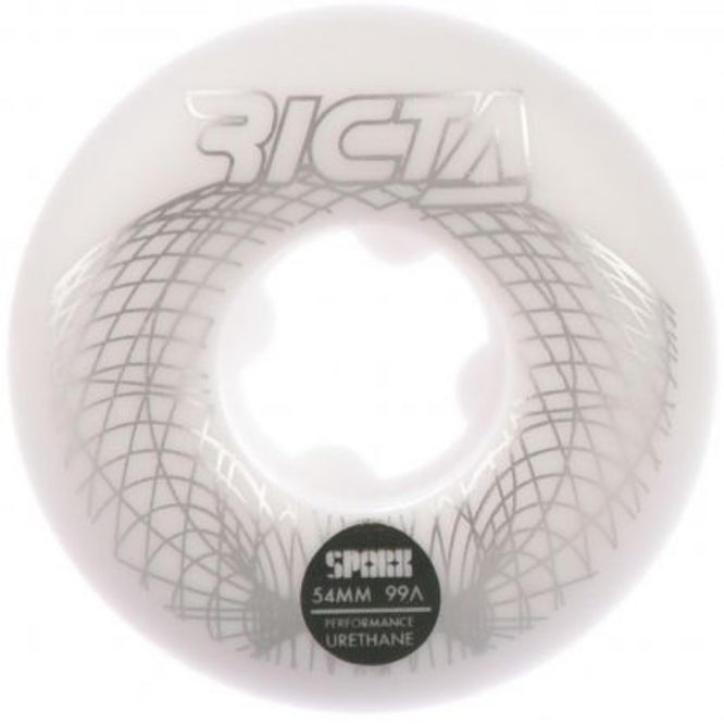 Sparx Wireframe 99a Blanc/Gris 54mm Roues de Skateboard