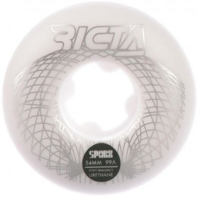 Sparx Wireframe 99a Blanc/Gris 54mm Roues de Skateboard