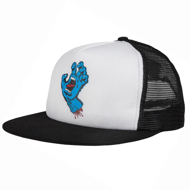 Classic Hand Mesh Cap Noir/ Blanc