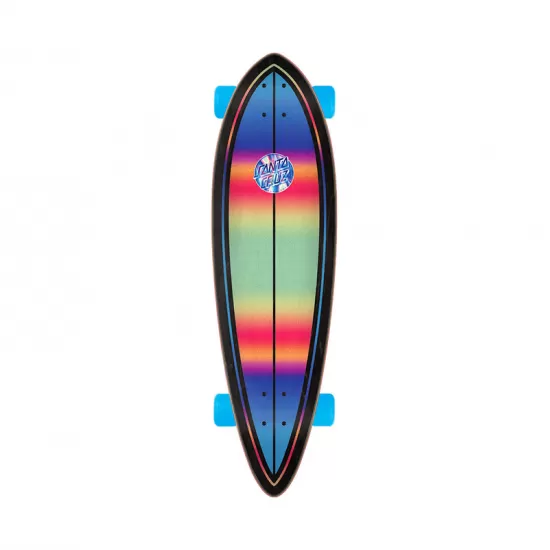 Cruiser complet Iridescent Dot Pintail 33" noir/multicolore