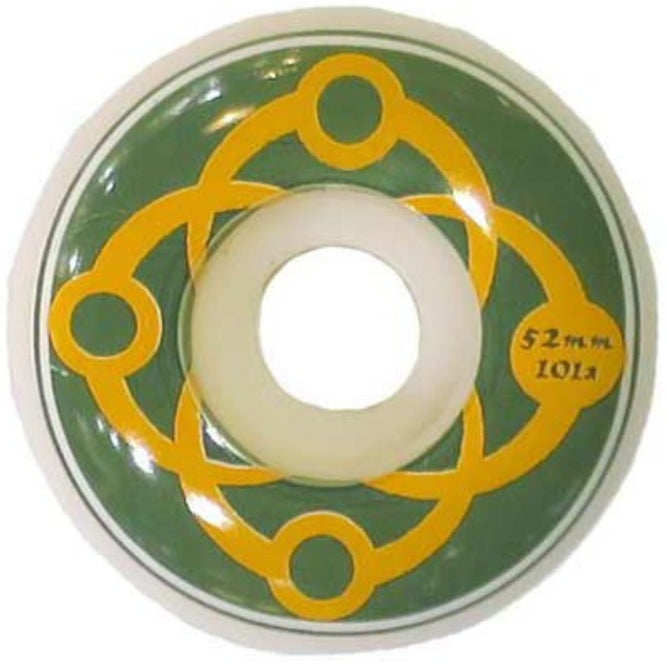 Big Link Blanc/Vert foncé Classic 101a 52mm Roues de Skateboard