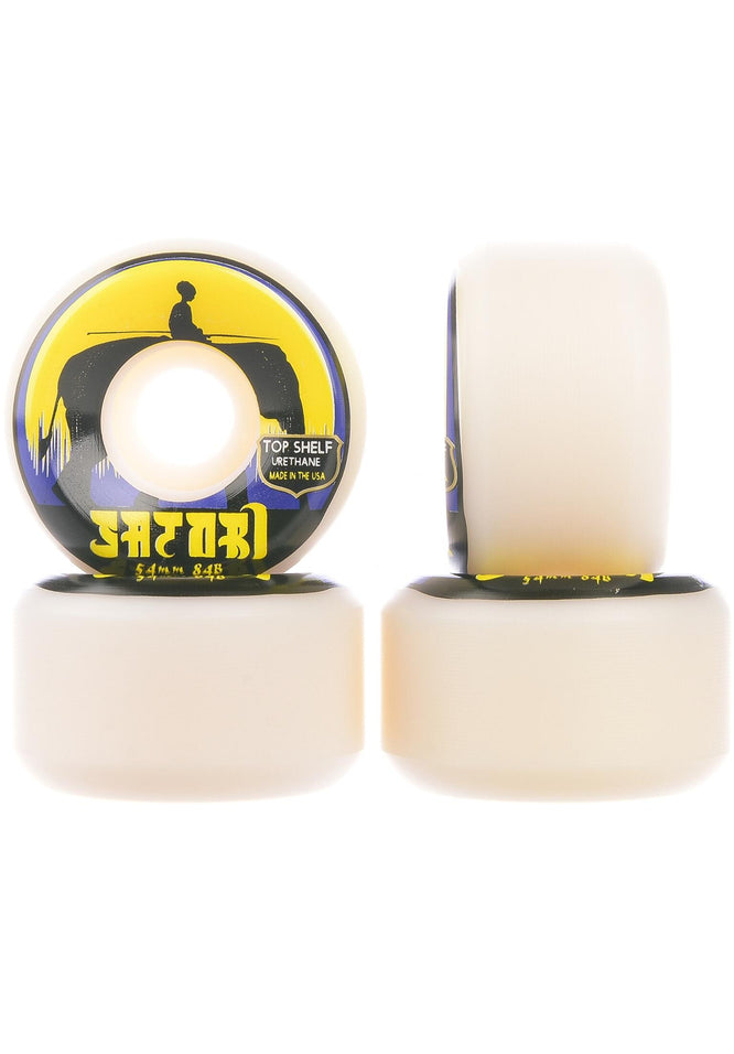 Elephant Top Shelf blanc/bleu conique 84b 54mm roues de skateboard