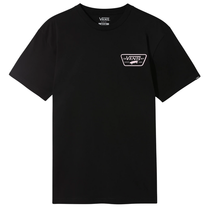 Full Patch Back Tee Black/ Vans Cool Pink