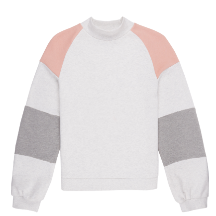Sweat-shirt Kamui Colours pour femmes, blanc, rose et violet