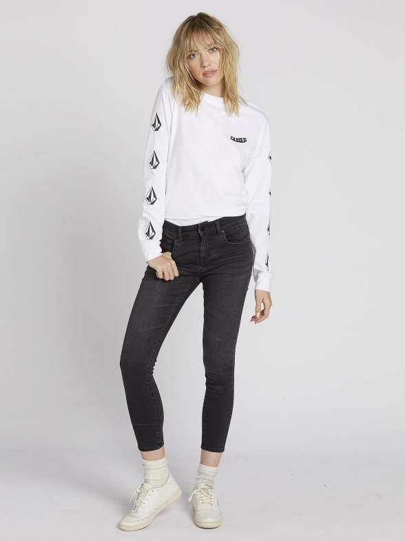 Femmes Rockout III Skinny Denim Vintage Noir