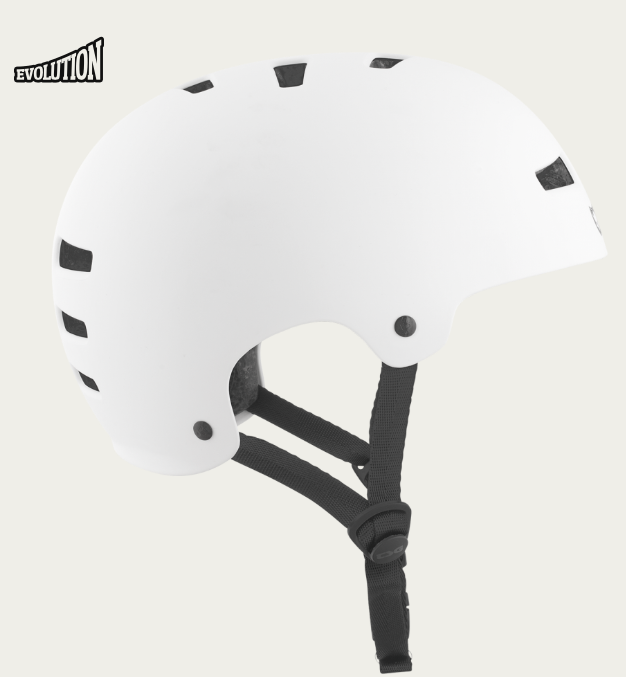 Casque Evolution Solid Colors Satin White