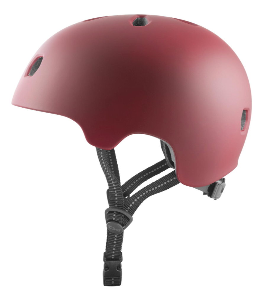 Casque Meta Solid Color Satin Oxblood