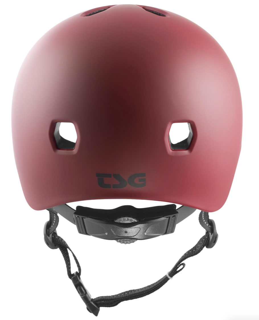 Casque Meta Solid Color Satin Oxblood