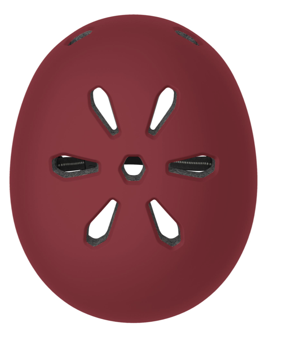 Casque Meta Solid Color Satin Oxblood