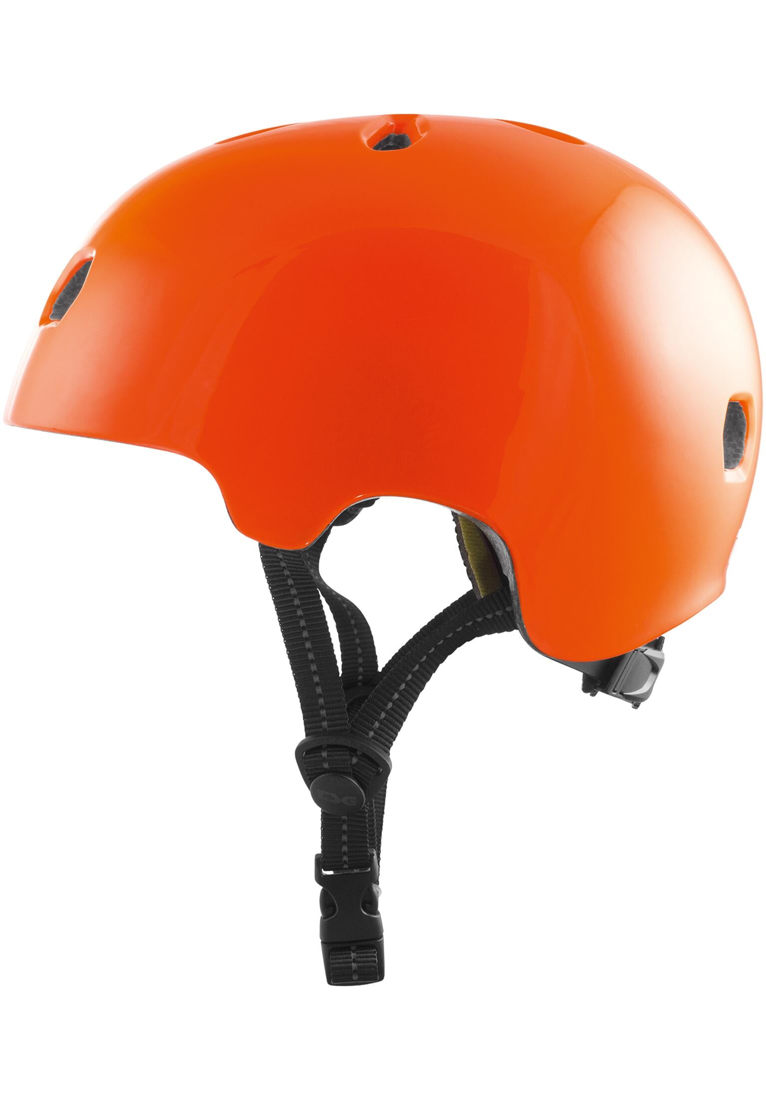 Casque Meta Solid Color Gloss Orange