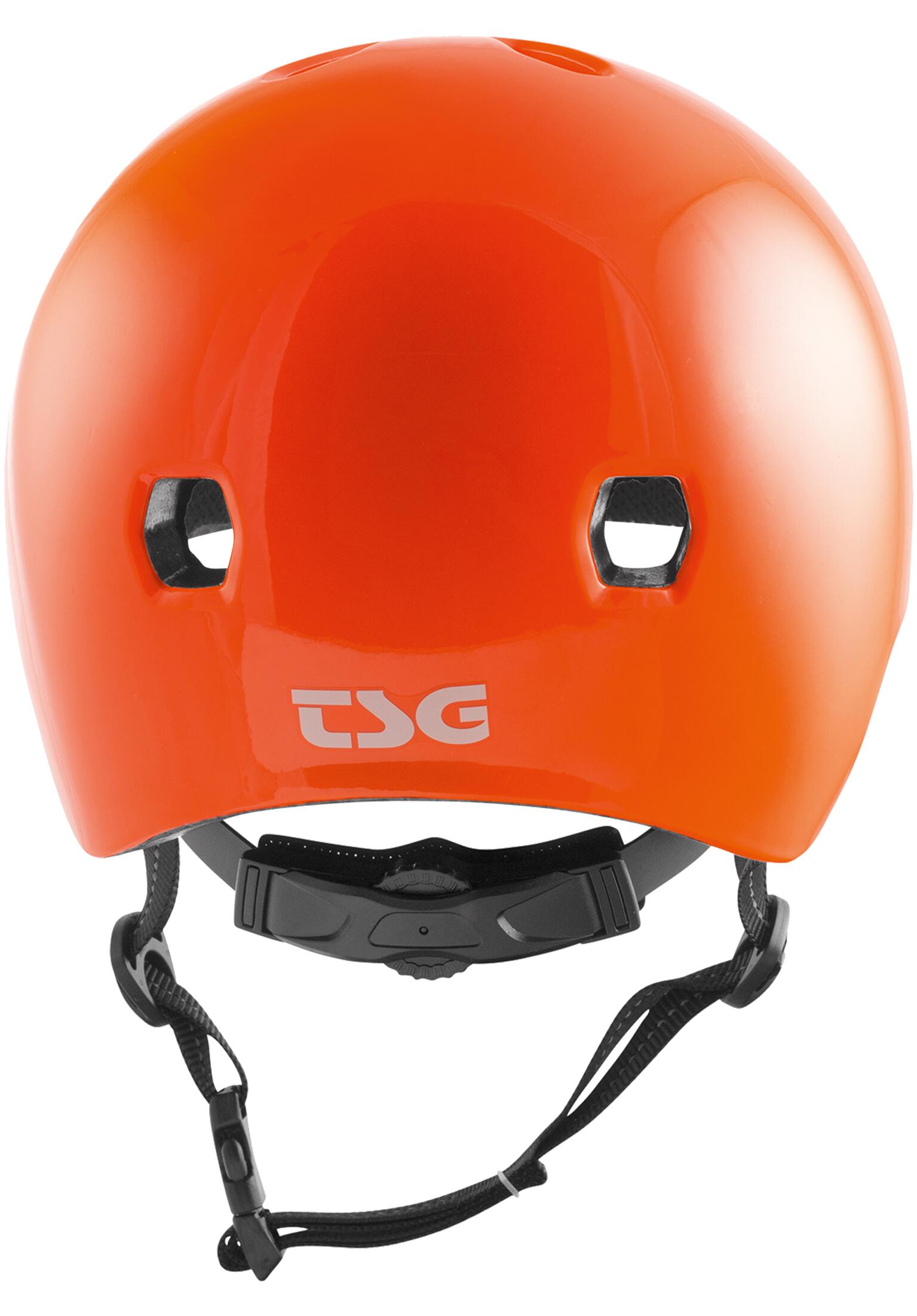 Casque Meta Solid Color Gloss Orange
