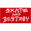 Autocollant Skate and Destroy Bleu moyen