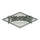 Sticker Logo Diamant Gris
