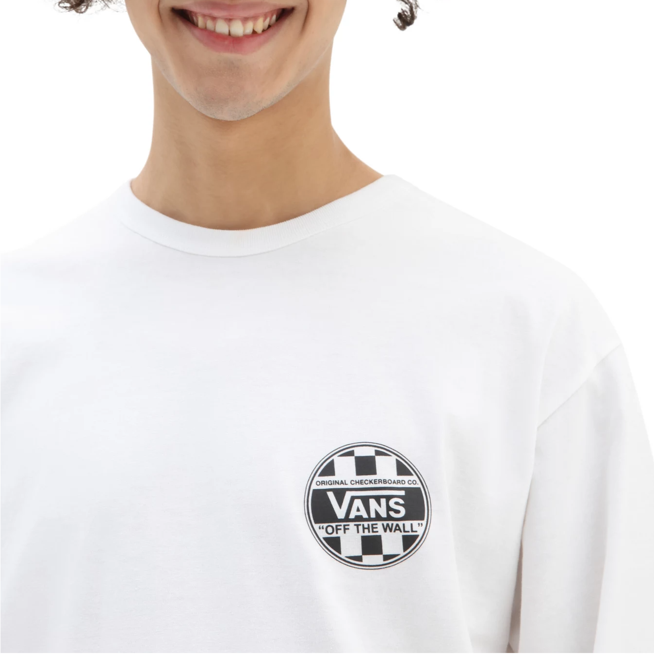 T shirt vans sales carreaux
