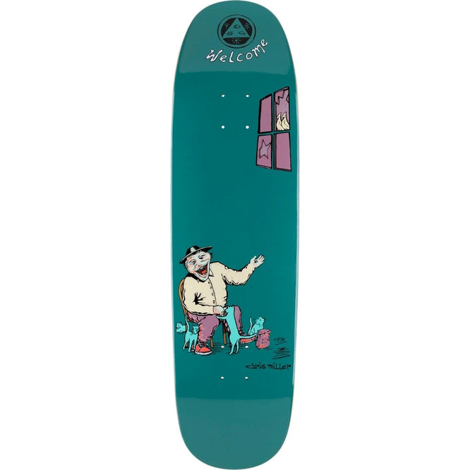 Planche de skateboard Miller Bird Feeder Catblood 8.75" Deep Teal