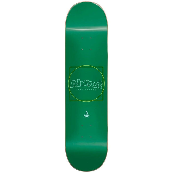 Greener Super Sap R7 Green 8.25" (en anglais) Skateboard Deck