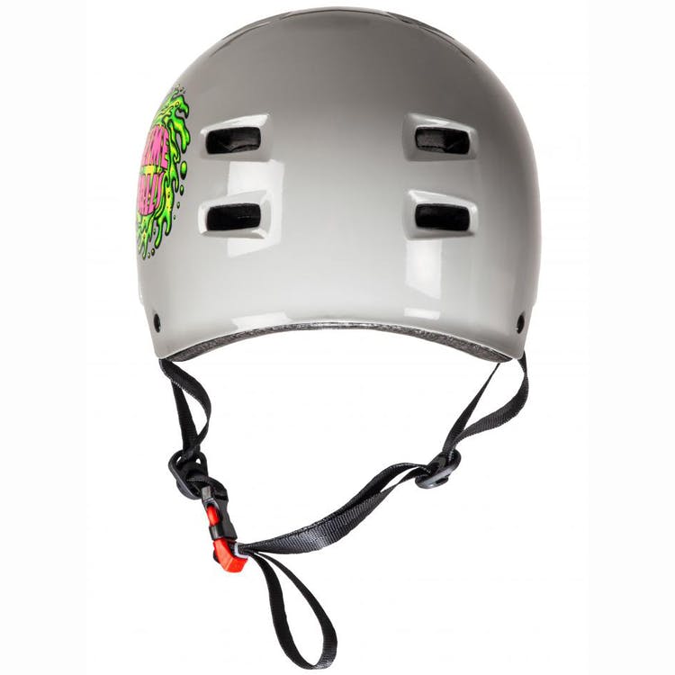 Casque gris Bullet X Santa Cruz Slime Logo