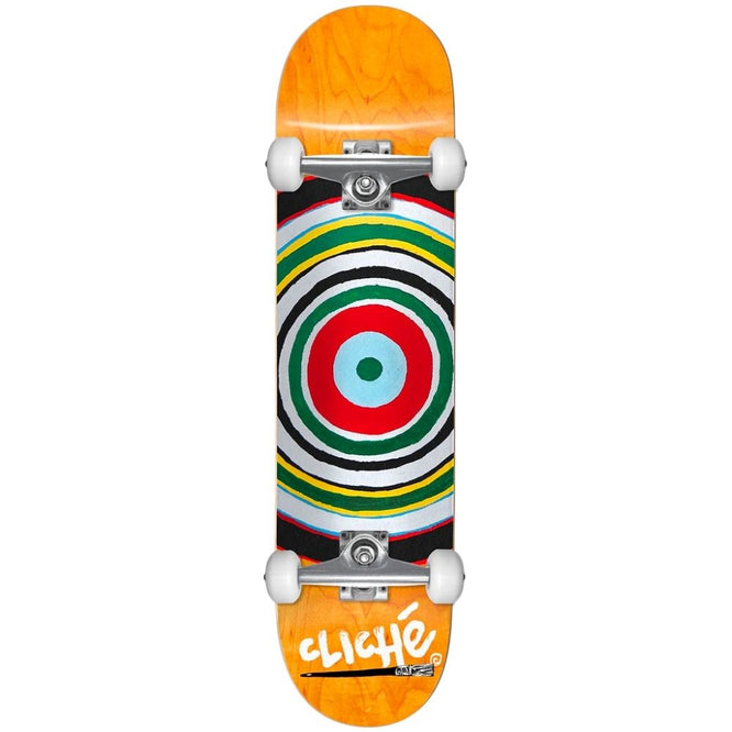 Painted Circle Multi 8.25" Skateboard complet