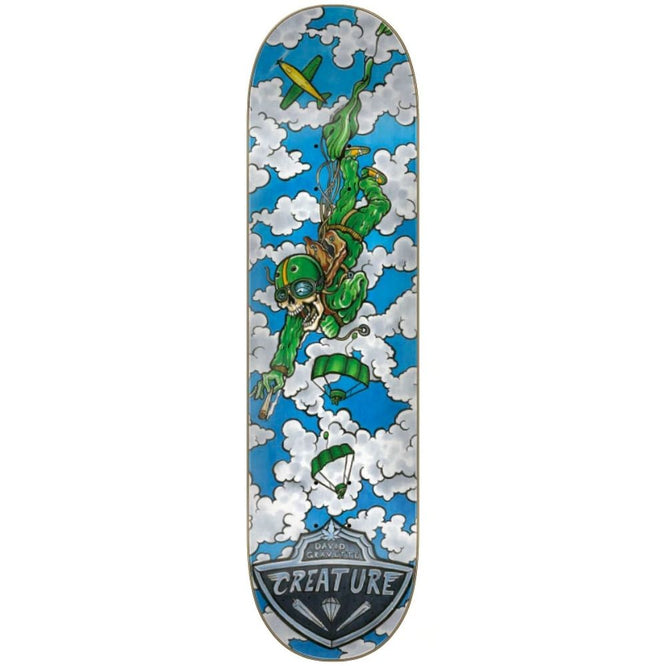 Gravette Hippie Bomber Blue/White 8.3" Planche de skateboard
